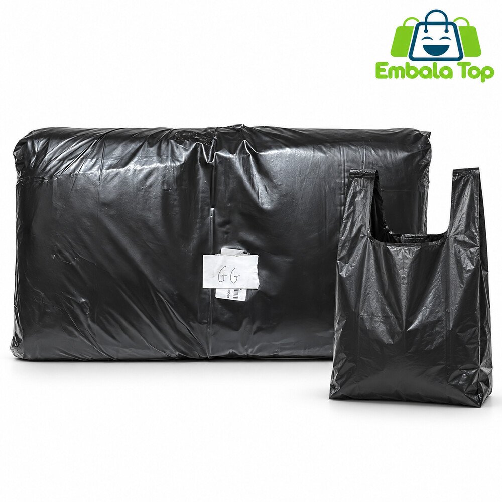 SACOLA PRETA 60X80  (GG)  REFORÇADA