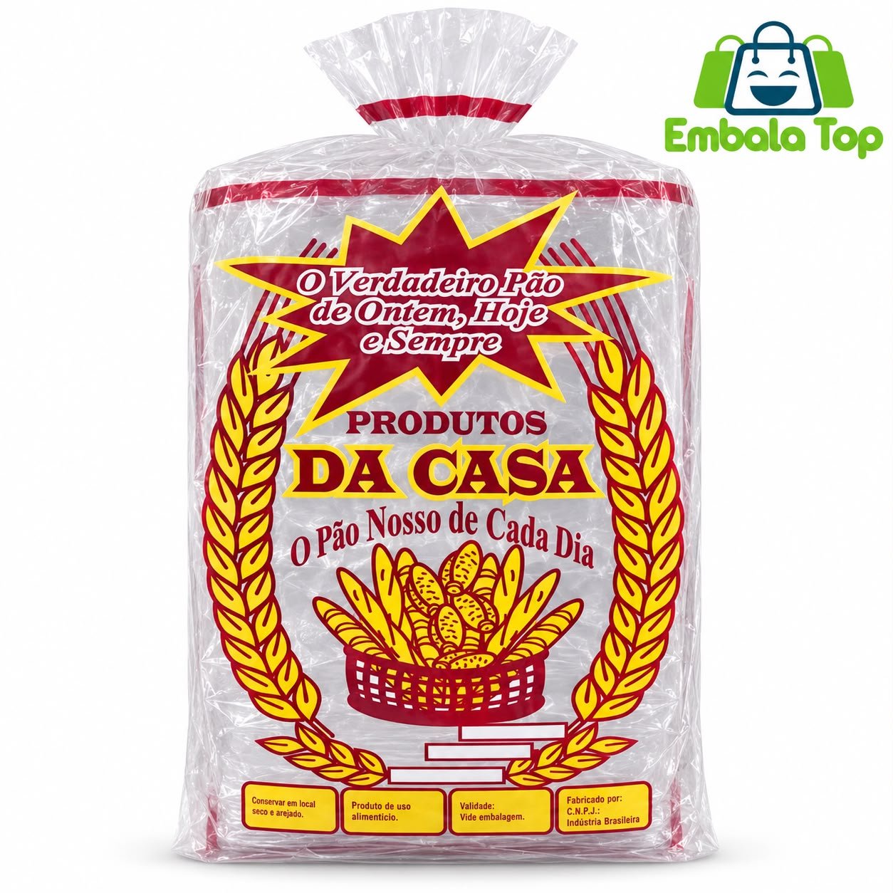 SACO PRODUTO DA CASA P/BISCOITO