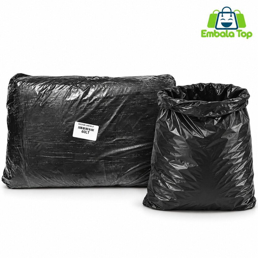 SACO PARA LIXO 60 LT REFORÇADO