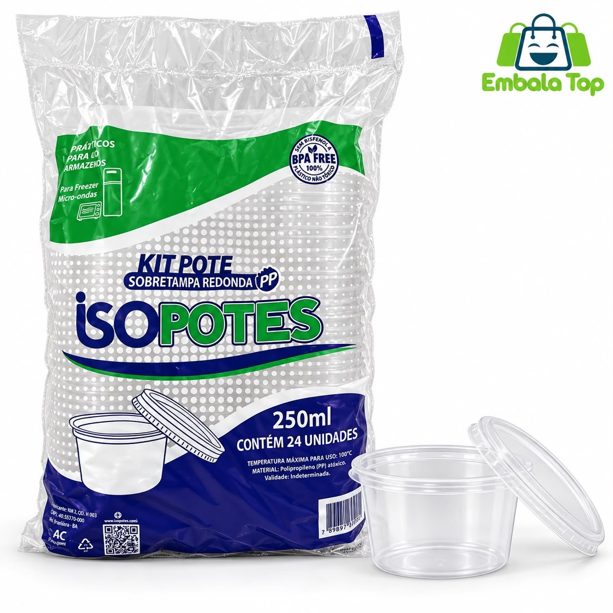 KIT POTE 250 ML ISOPOTES